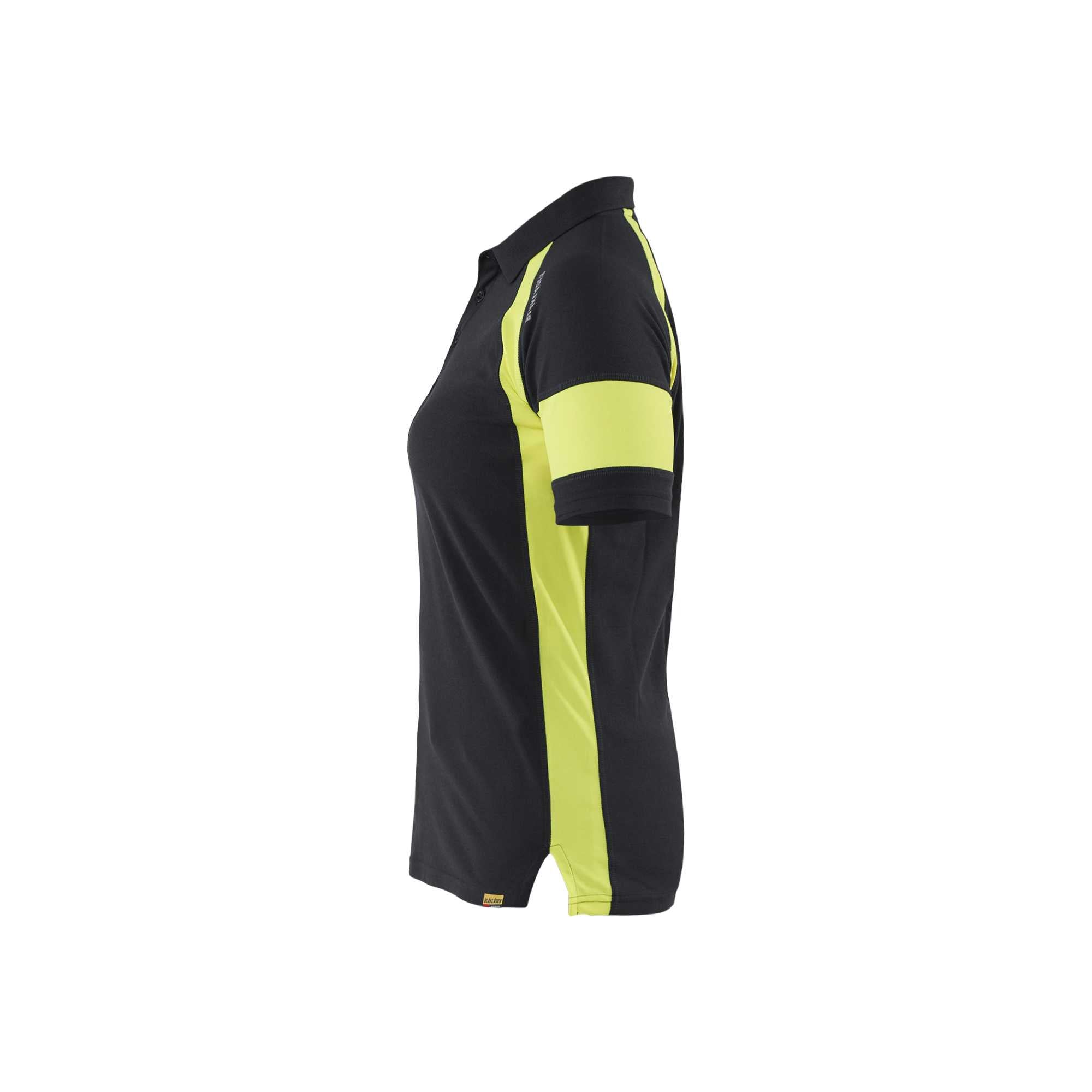 BLAKLADER 35291050 Women's Polo Shirt with Hi vis Hi Vis Reflective Short Sleeve Work Polo WOMEN - 60% Cotton